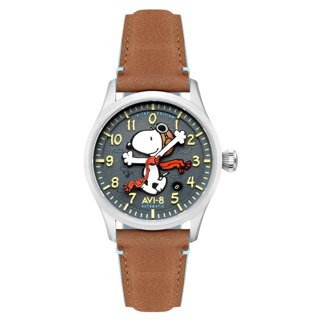 AVI-8 x Peanuts Flyboy Engineer Automatic Snoopy Flying Ace #AV