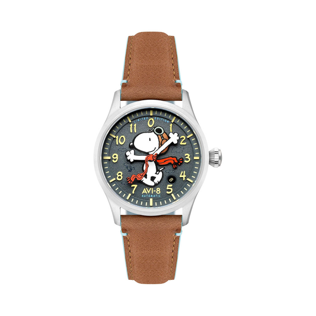AVI-8 x Peanuts Flyboy Engineer Automatic Snoopy Flying Ace #AV