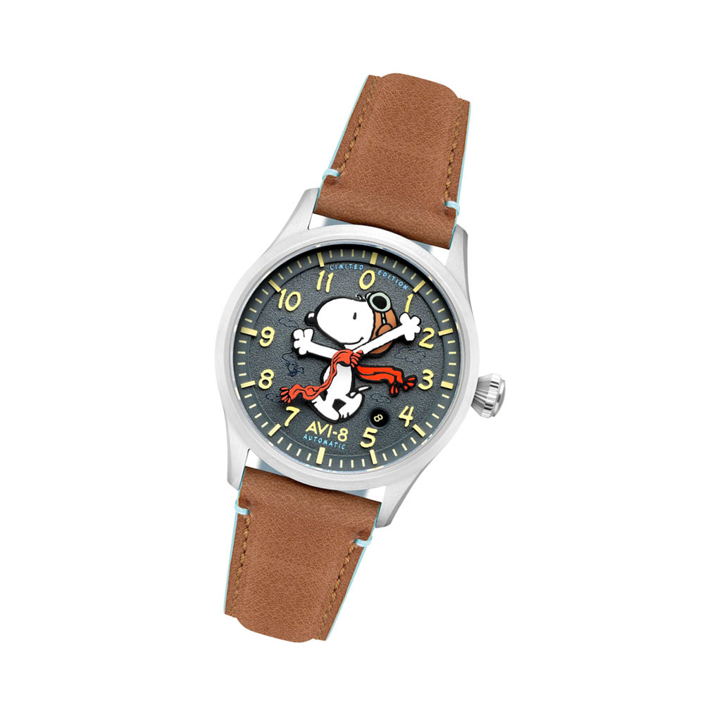AVI-8 x Peanuts Flyboy Engineer Automatic Snoopy Flying Ace #AV