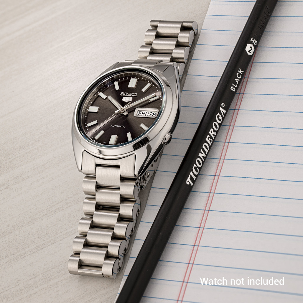 ブレスレット Islander 19mm Brushed Solid-Link Bracelet for Seiko SNXS79 (7S26