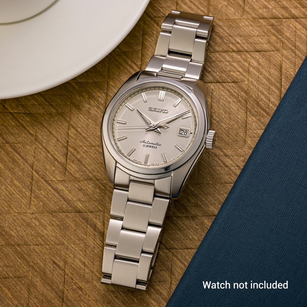 Islander 20mm Brushed Solid-Link Watch Bracelet for Seiko SARB033