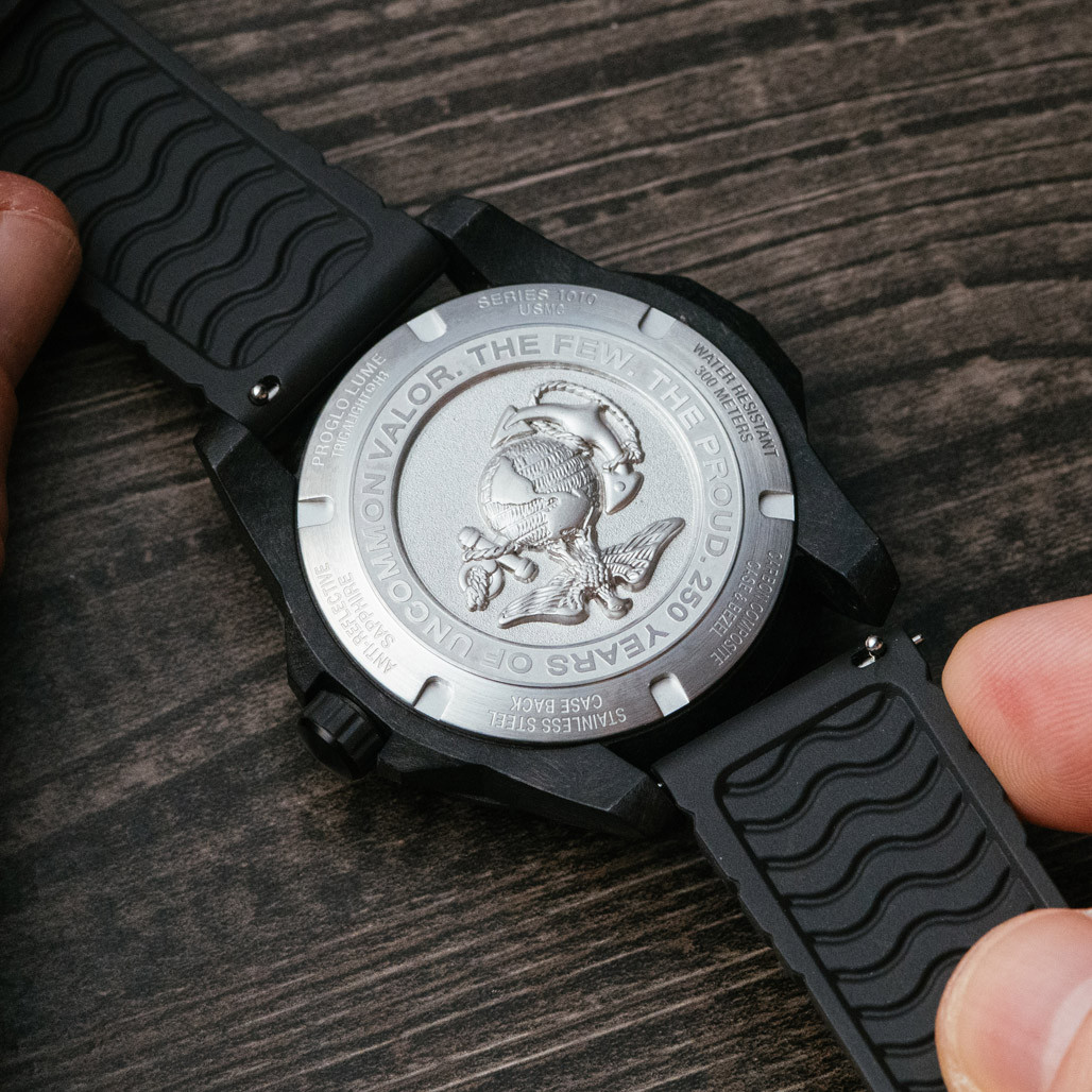 ProTek Aggressor Carbon USMC 250th Anniversary Watch with Green