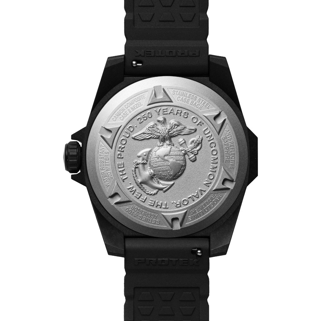 ProTek Aggressor Carbon USMC 250th Anniversary Watch with Grey
