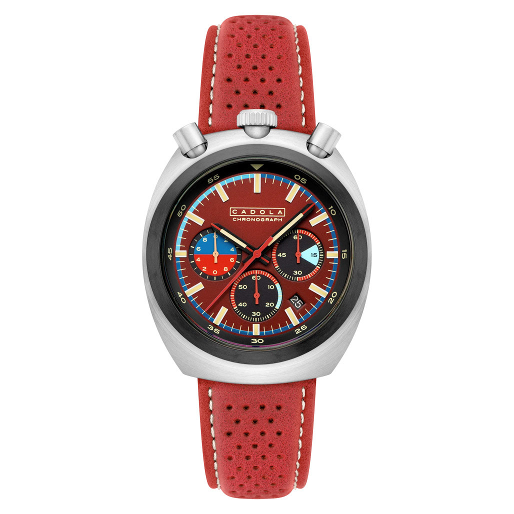 影郎デザインワークス　Melty-O col.127 クラシックレッド Cadola Testa Di Toro Chronograph in Fireball Red #CD-1058-05
