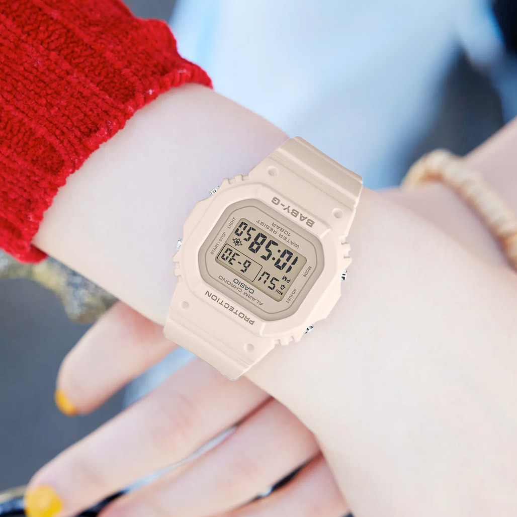 CASIO Baby-G デジタル ラウンド レディース 腕時計 1080 BGD565SJ-7 | BABY-G DIGITAL Pink | CASIO