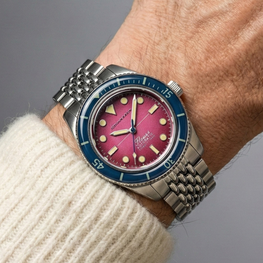 ぺこ Spinnaker Fleuss 40 Automatic in Purple Haze #SP-5133-AA