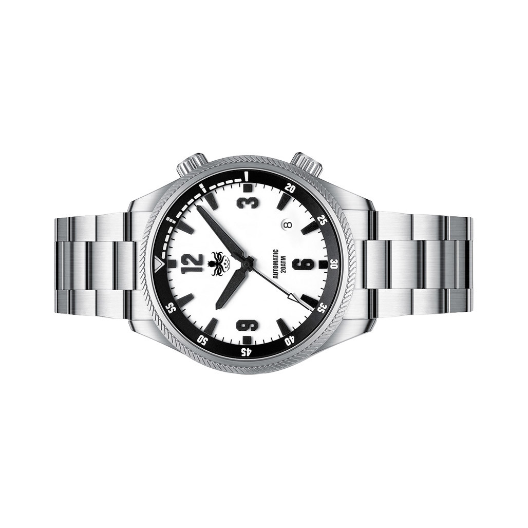 Phoibos Storm Corsair Automatic Diver with White Dial #PY063E