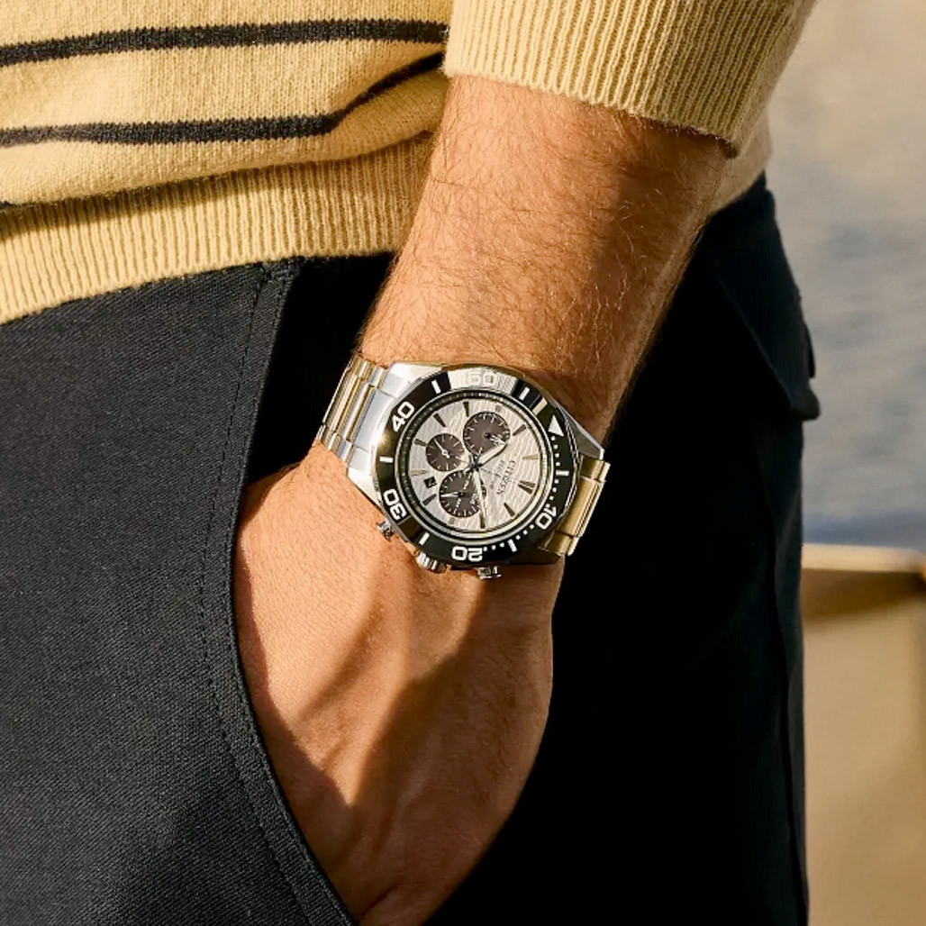 Citizen Endeavor Eco-Drive Chronograph with White Dial #CA4730-59A