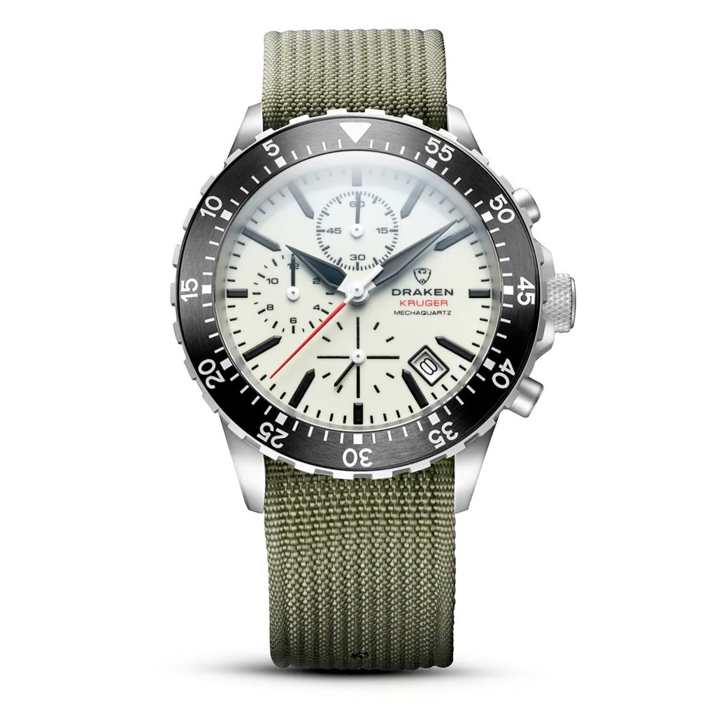 Draken Kruger 'B' Titanium Chronograph with Full Lume Dial #DKN-06
