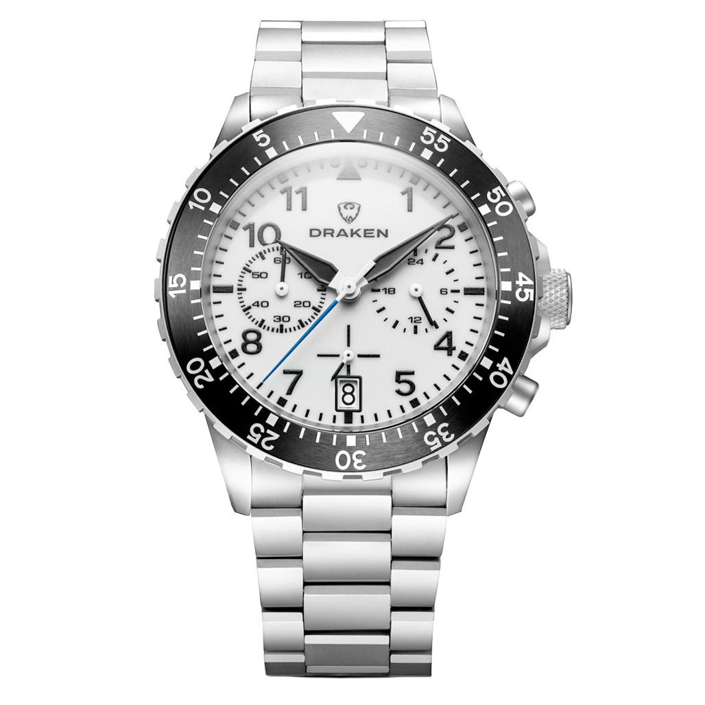 時計 Kugokenta Draken Kruger 'A' Titanium Chronograph with Full Lume Dial #DKN-07