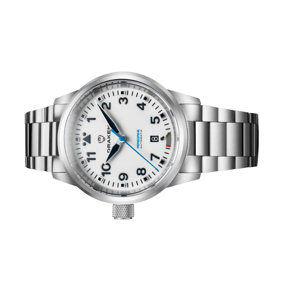 Draken Peregrine 'B' Full Lume Dial Watch with Left Crown #DKN-12 Draken Peregrine 'B' Full Lume Dial Watch with Left Crown #DKN-12