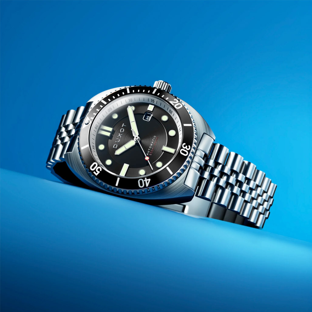 ITOLODGE 2026 HAVE A GOOD SWELL グラインドロッヂ Duxot Tortuga Automatic Dive Watch with Black Dial #DX-2026-11