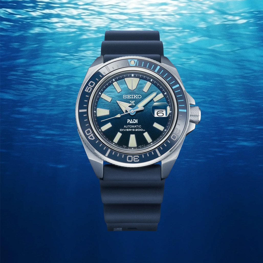 Seiko King Samurai PADI Edition with Ocean Dial #SRPJ93