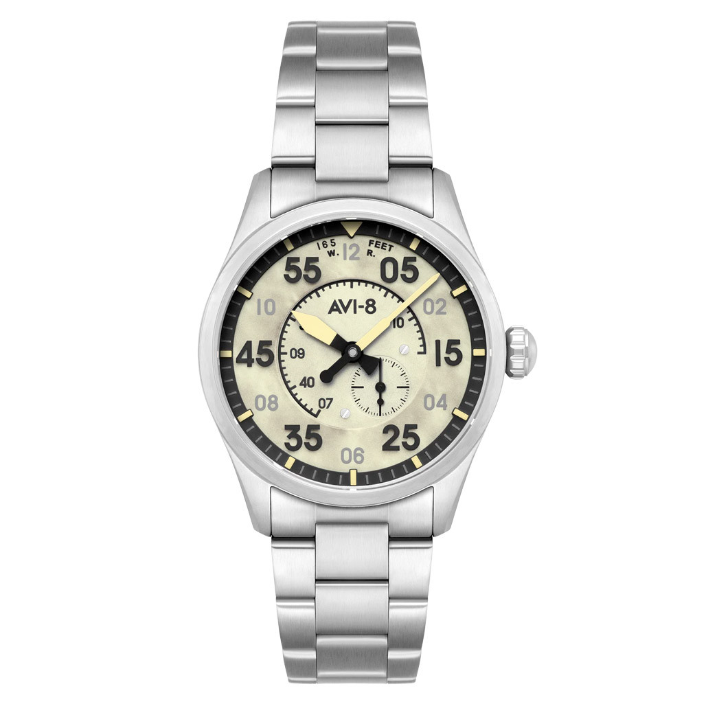 AVI-8 Spitfire Type 300 Automatic with Tarmac Tracker Green Dial