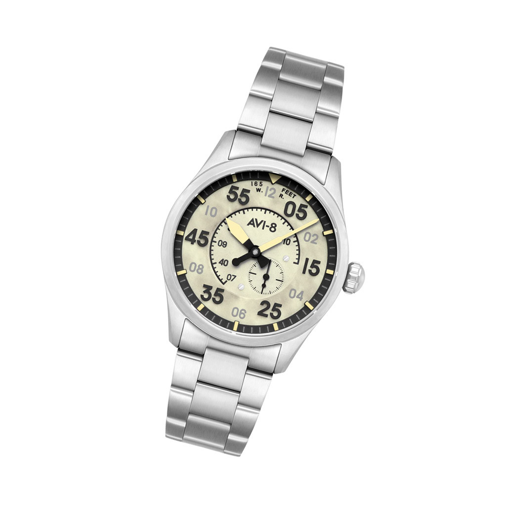 ヴァンパイアブライド AVI-8 Spitfire Type 300 Automatic with Tarmac Tracker Green Dial