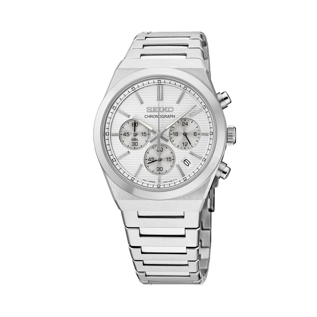 Seiko Essentials Sport Chronograph with Silver Dial #SSB451