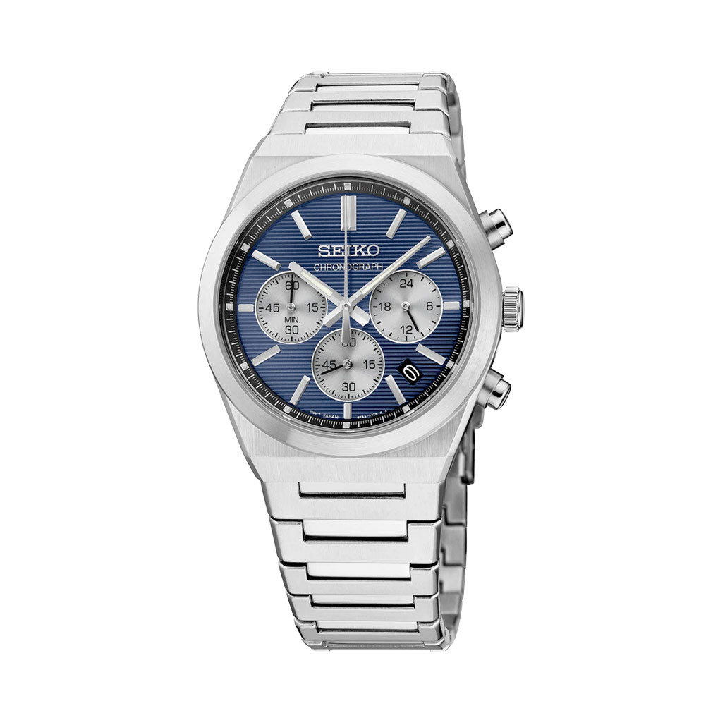 Seiko Essentials Sport Chronograph with Blue Dial #SSB453