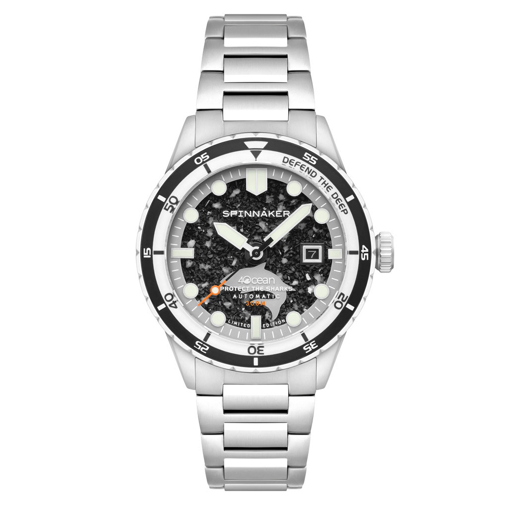 Spinnaker 4ocean Limited Edition Hass Watch with Shark Dial #SP