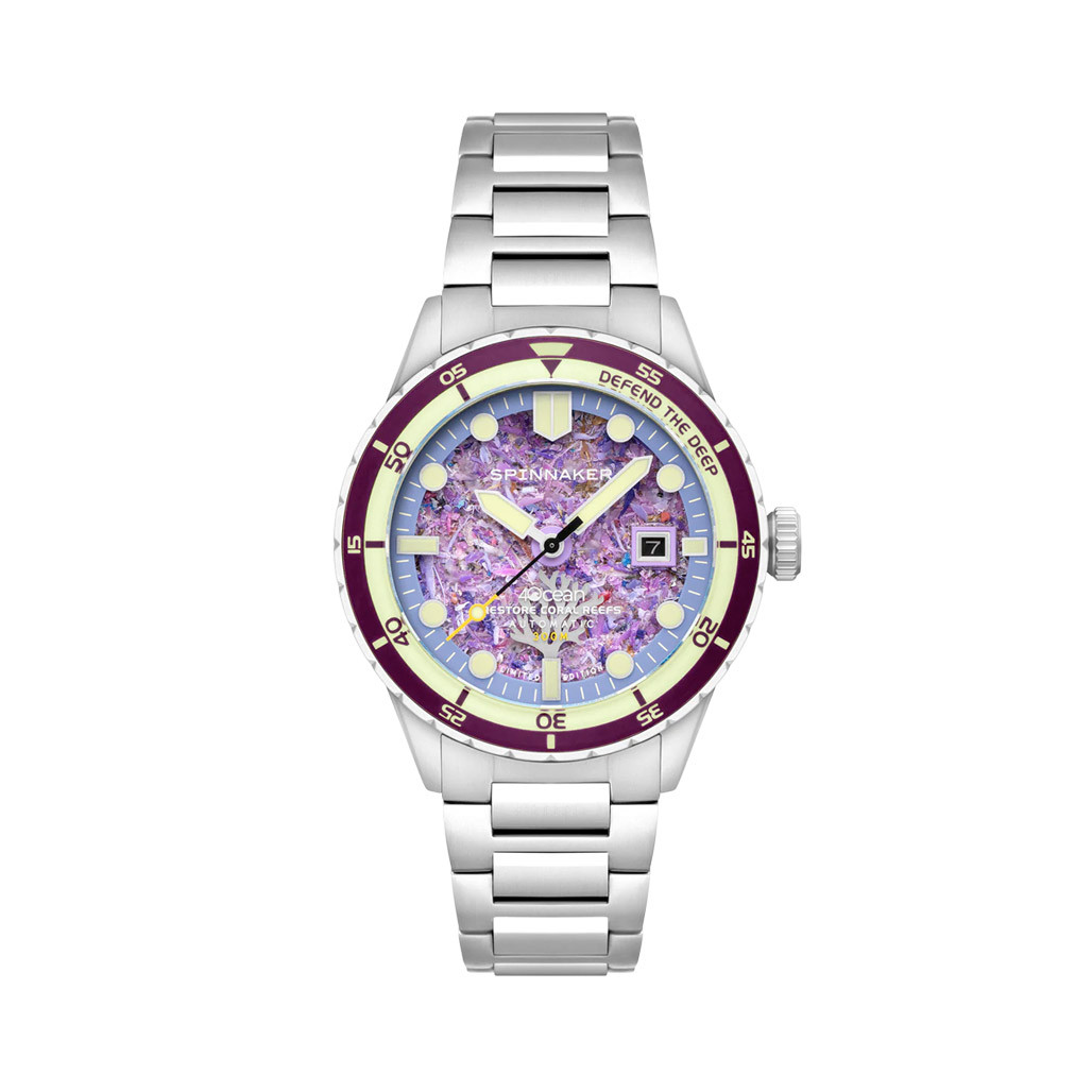 Spinnaker 4ocean Limited Edition Hass Watch with Coral Reef Dial
