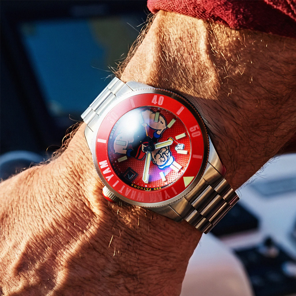 Spinnaker x Popeye Piccard Forearm Fury in Blistering Red #SP-5173-33
