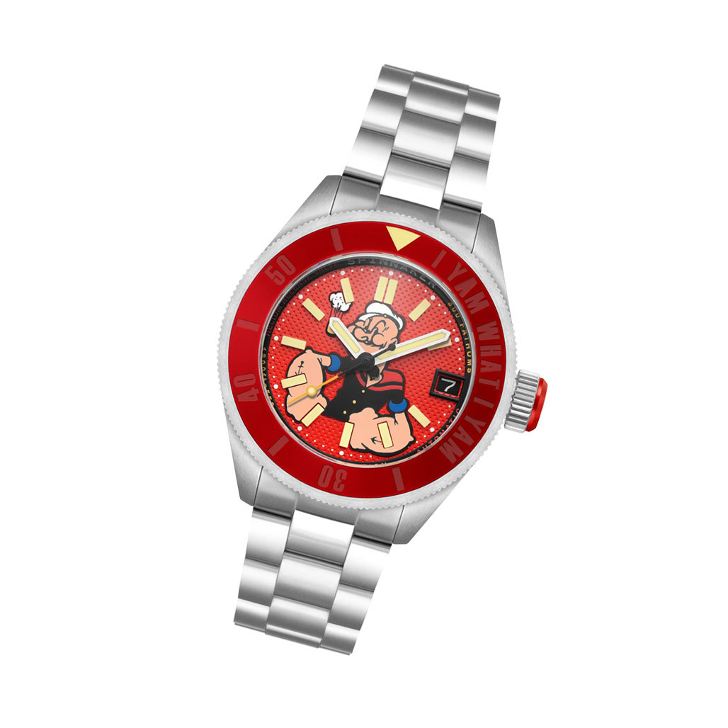 Spinnaker x Popeye Piccard Forearm Fury in Blistering Red #SP-5173-33