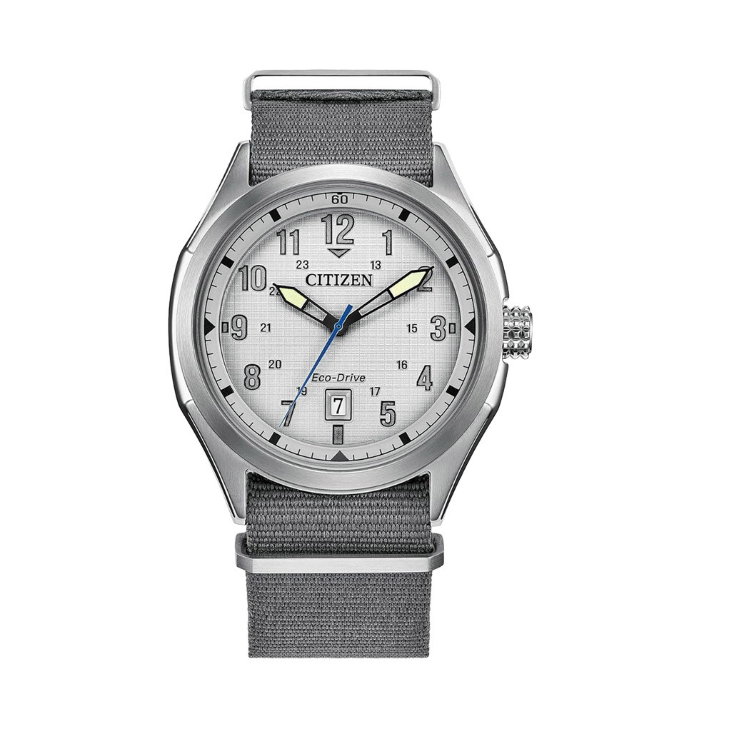 Citizen Terra Force Eco-Drive with Textured Grey Dial #AW1890-01A