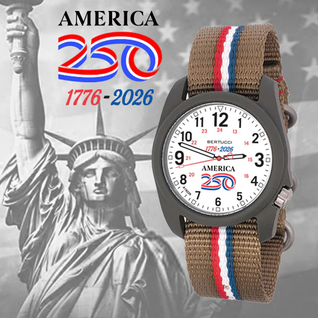 Bertucci DX3 Field America 250 White Dial Watch #11159