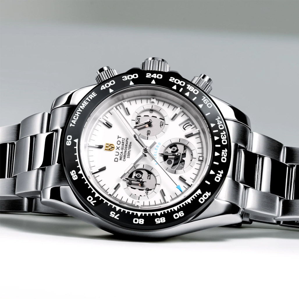 Duxot Accelero Chronograph Skeleton Edition Lunar Black #DX-2065-BB