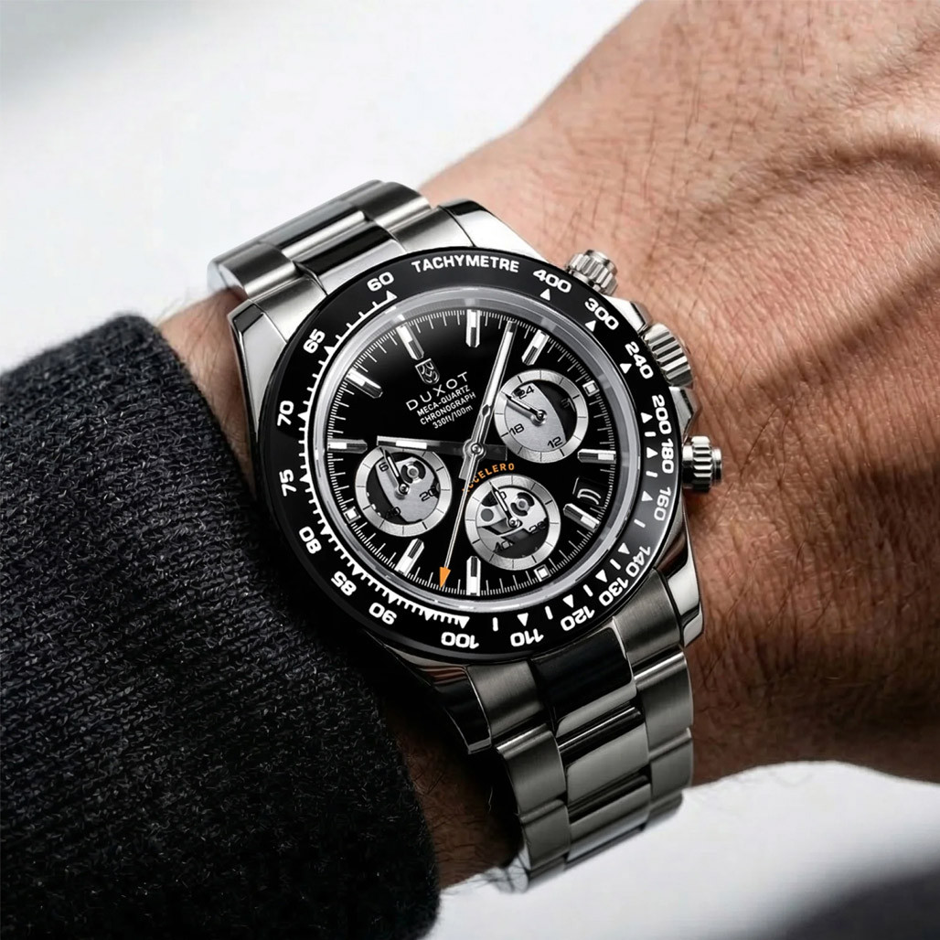 Duxot Accelero Chronograph Skeleton Edition Carbon Twilight #DX