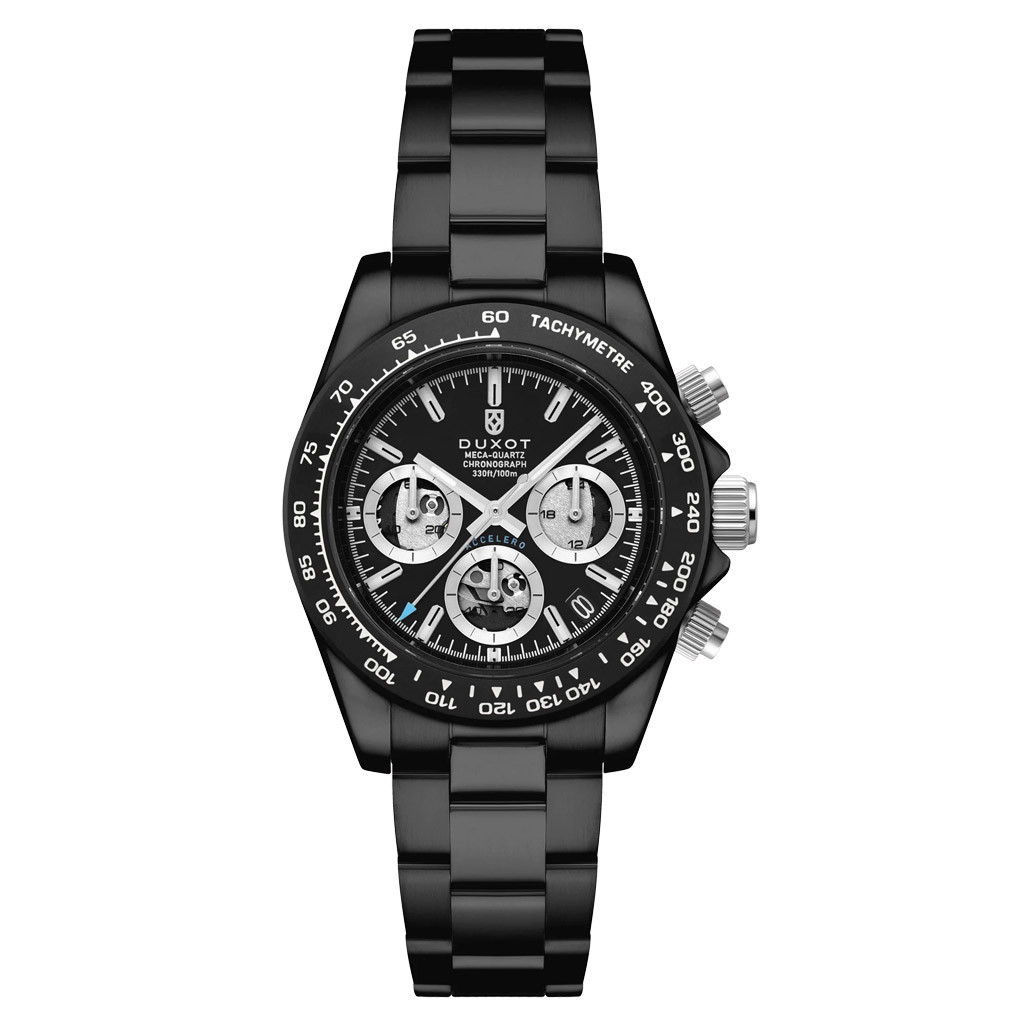 Duxot Accelero Chronograph Skeleton Edition Dark Infinity #DX-2065-GG