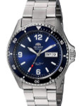 Orient Blue Dial Automatic Dive Watch with SS Bracelet #AA02002D