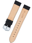 Hirsch Boston Black High Grain Leather Watch Strap #013020-50