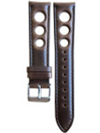 Horween Leather Rally Sport Strap with Stainless Steel Buckle #INS-HOR-Rally81