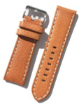 Toscana PANERAI Style Tan Italian Leather Strap with Contrasting Stitching #LBV-98220