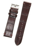 Handmade Italian Vintage Style Brown Center Belly Alligator and Hand-Stitching #ML-VIN90202