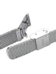 Vollmer Polished Mesh Bracelet with Easy Adjust Push Buckle #90460H4 (22mm)