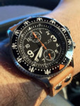 HEMEL Brabant Quartz Chronograph Watch with 60-Minute Stopwatch and AR Sapphire Crystal #HF5