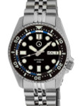 Islander 38mm Automatic Dive Watch with Solid-Link Bracelet, AR Sapphire Crystal, and Luminous Ceramic Bezel Insert #ISL-05