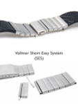 Vollmer Carbon Fiber and Stainless Steel Watch Bracelet #11002H7 (22mm)