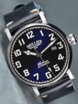 Brillier 43mm Airborne Automatic Watch with Horween Leather Strap #BR-01