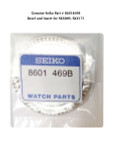 Genuine Seiko OEM SKX009 and SKX175 Bezel with Red-Blue Insert #8601469B