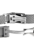 STAIB Polished Mesh Bracelet #STEEL-2784-20704APB-P (Straight End, 22mm)