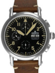 Aristo Swiss Valjoux 7750 Automatic Chronograph Aviator Watch #7H186