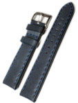 Panerai-Style Blue Leather Strap with Matching Stitching #LBV-98241M