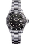 Davosa Ternos Swiss Automatic 200 Meter Dive Watch with Black Dial #16155550