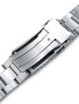 Strapcode 22mm Super-O 3D "Boyer" Stainless Steel Watch Bracelet with V-Clasp Double-Lock for Orient Neptune #SS221820B082