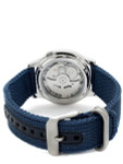Seiko 5 Military Blue Dial Automatic Watch with Blue Canvas Strap #SNK807K2