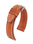 Hirsch Liberty One Piece Gold Brown Calf Leather Watch Strap #109002-70 Hirsch Liberty One Piece Gold Brown Calf Leather Watch Strap #109002-70