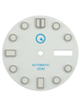 White Dial with SuperLuminova for Seiko 7S26, NH36 and 4R36 Movements #D03