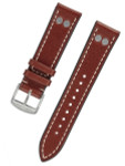 Laco WWII-Style Leather Pilot Strap with Rivets and Easy Breather Construction #Laco-BR